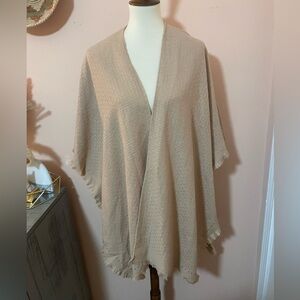 Vince Camuto Beige Textured Wrap with Studded Details O/S